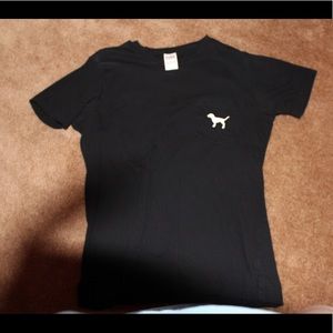 Black pink brand t-shirt